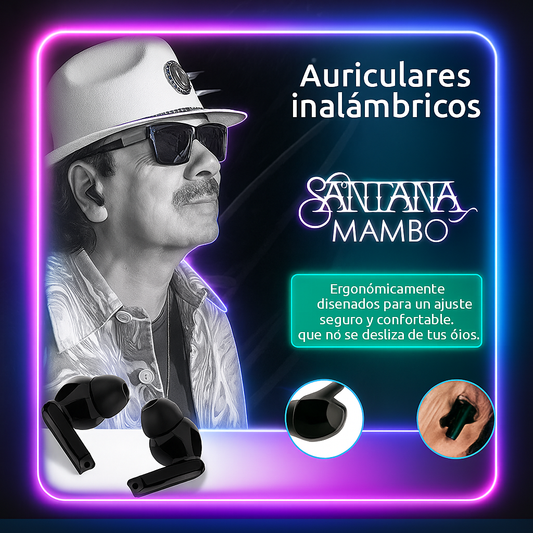 🎶AUDIFONOS!! Santana Mambo Auriculares Inalámbricos  total