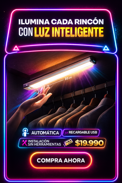 💡 ¡ILUMINA CADA RINCÓN CON LA LUZ INTELIGENTE QUE SE ACTIVA SOLA!