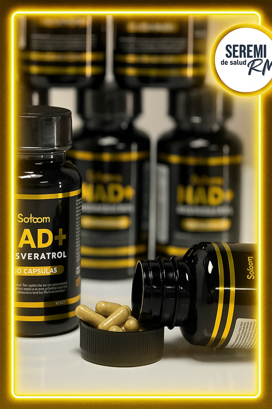 ❤️ Resveratrol Nad+Satoomi – Vitalidad y Longevidad Celular