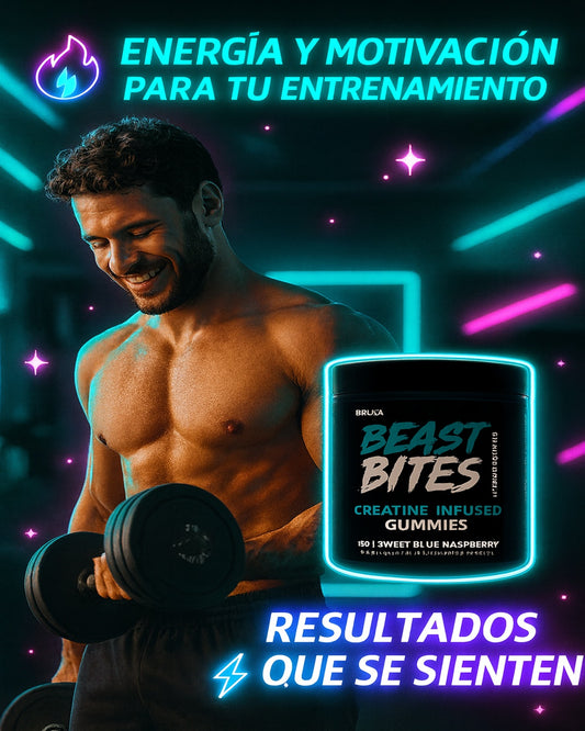 💥  BEAST BITES – Gomitas de Creatina Saborizadas